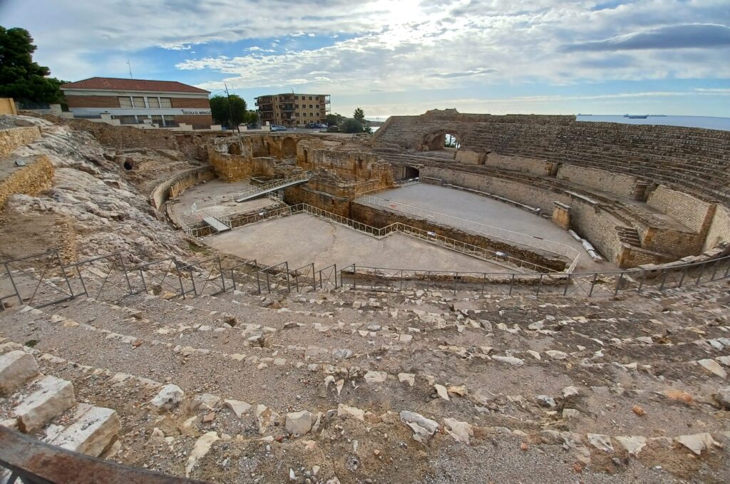 The Roman Amphitheatre and 9th Century Church in Tarragona